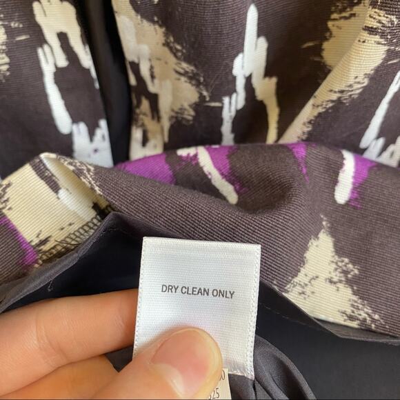 NWT Banana Republic Purple Boho Strapless Dress - Picture 4 of 6